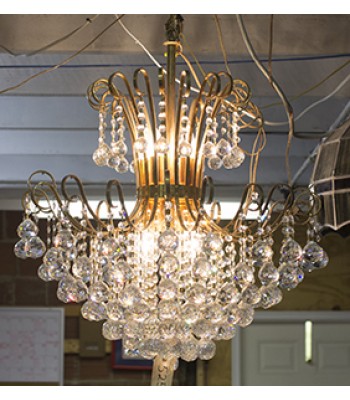 SOLD - Crystal Chandelier